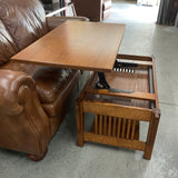 Oak Lift Cocktail Table