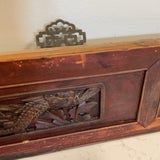 Large Oriental Carving Wood Art