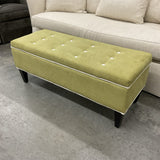 Green Storage Bench As Is