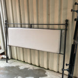 King Headboard with Metal Frame "Hillsdale"