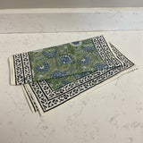 Blue and White Runner