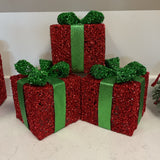 Set of 3 Christmas Presents