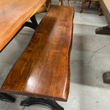 River City Foundry by Haverty's Live Edge Table & Bench