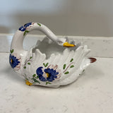 Hand Painted Swan Planter