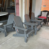 Set of 4 Polywood Adirondack Chairs