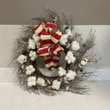 Cotton Wreath