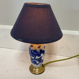 Blue & White Porcelain Candlestick Lamp