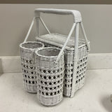 White Wine Bottle Picnic Basket