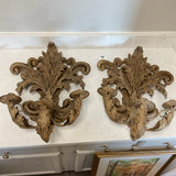 Pair of Acanthus Wall Sconces