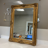 Beveled Gold Mirror