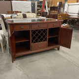 Haverty's Buffet with Wine Cabinet
