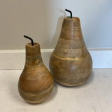 Set of 2 Wooden Pears