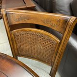 Hooker Round Table, 1 Leaf and 4 Chairs