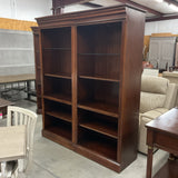 Double Lighted Bookcase