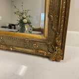 Gold Beveled Mirror