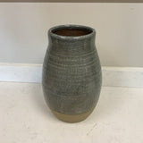 Gray Crackle Vase