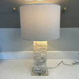 White Stone Lamp