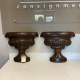 Pair of Urn Wall Hangings