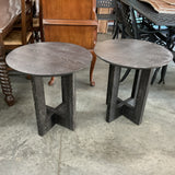 Pair of Round End Tables