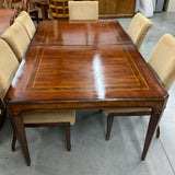 Table with 8 Chairs and 2 Leaves
