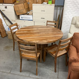54" Round Dressoni Table with 4 Chairs