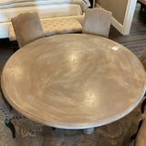 60" Round Painted Dining Table