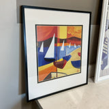 Custom Framed Sailboat Art