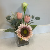 Pink Sunflower Arrangement