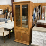 Hooker Glass Door Cabinet