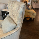 Haverty's Wingback Chair & Ottoman