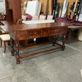 Wood Console Table