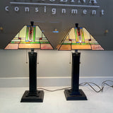 Pair of Mission Style Lamps