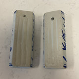 Pair of Blue & White Wall Vases