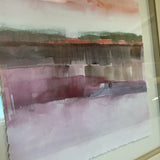 Framed Watercolor Abstract