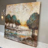 Morning Luster Tree Canvas