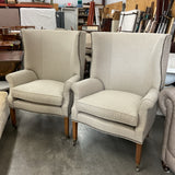 Pair of Henredon Wingback Chairs