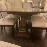 Bernhardt Dining Table with 2 Leaves and 8 Chairs