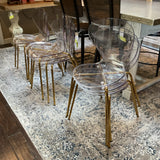 Set of 8 Lucite Chairs