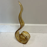 Murano Style Swirl Sculpture