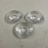 Set of 3 Waterford Tea Light Holders