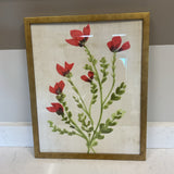 Gold Frame Floral Art