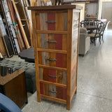 Rustic 5-drawer chest