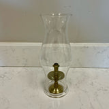Brass and Glass Candle Holder