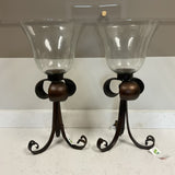 Pair of Fleur De Lis Hurricanes (R)