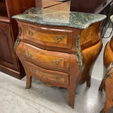 French Bombay Chest w/Green Stone Top