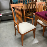 Ethan Allen Table, 6 Chairs, 2 Leaves, Table Pads