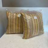 Pair of Striped Indoor/Outdoor Pillows