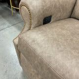 Hancock and Moore Power Reclining Leather Sofa