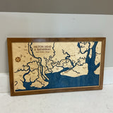 Nautical Wooden Map of Hilton Head & Savannah