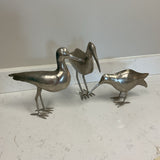 Set of 3 Metal Birds